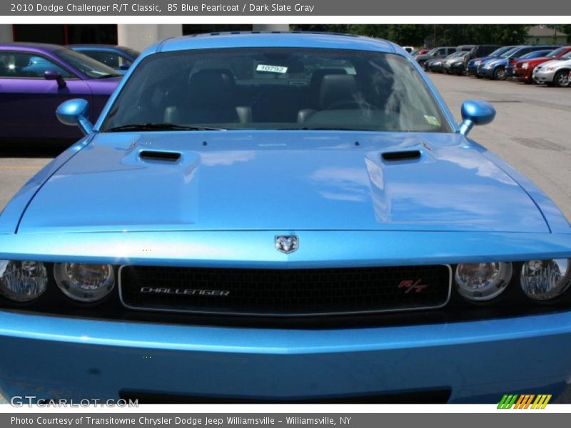 B5 Blue Pearlcoat / Dark Slate Gray 2010 Dodge Challenger R/T Classic