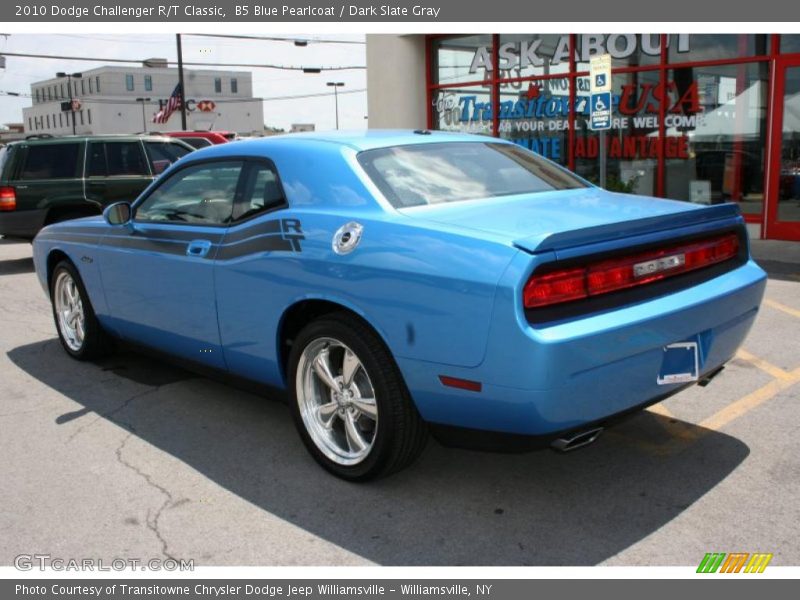 B5 Blue Pearlcoat / Dark Slate Gray 2010 Dodge Challenger R/T Classic