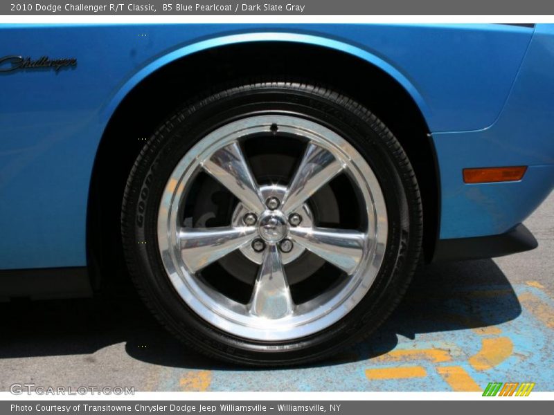 B5 Blue Pearlcoat / Dark Slate Gray 2010 Dodge Challenger R/T Classic