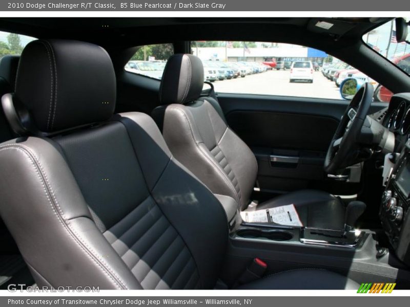 B5 Blue Pearlcoat / Dark Slate Gray 2010 Dodge Challenger R/T Classic