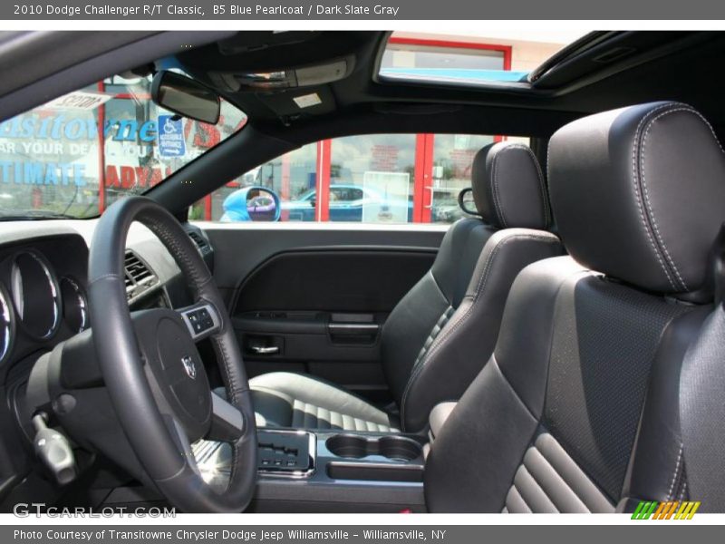 B5 Blue Pearlcoat / Dark Slate Gray 2010 Dodge Challenger R/T Classic