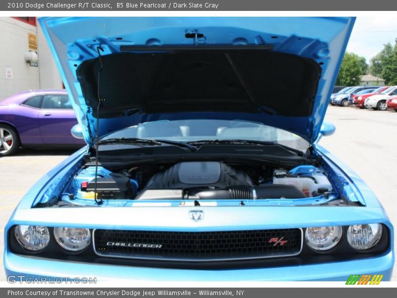 B5 Blue Pearlcoat / Dark Slate Gray 2010 Dodge Challenger R/T Classic