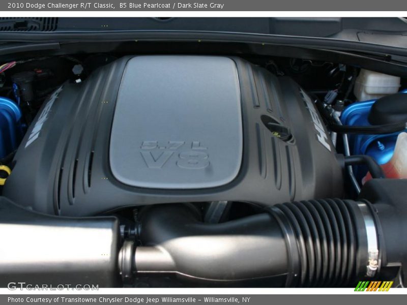 B5 Blue Pearlcoat / Dark Slate Gray 2010 Dodge Challenger R/T Classic