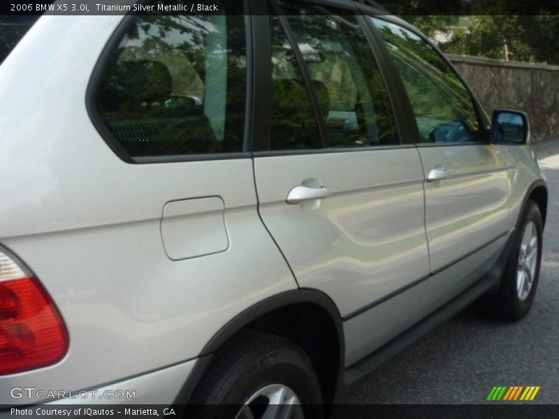 Titanium Silver Metallic / Black 2006 BMW X5 3.0i