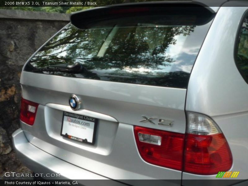 Titanium Silver Metallic / Black 2006 BMW X5 3.0i