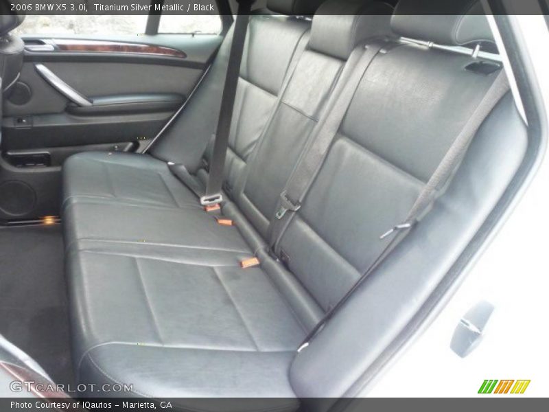 Titanium Silver Metallic / Black 2006 BMW X5 3.0i