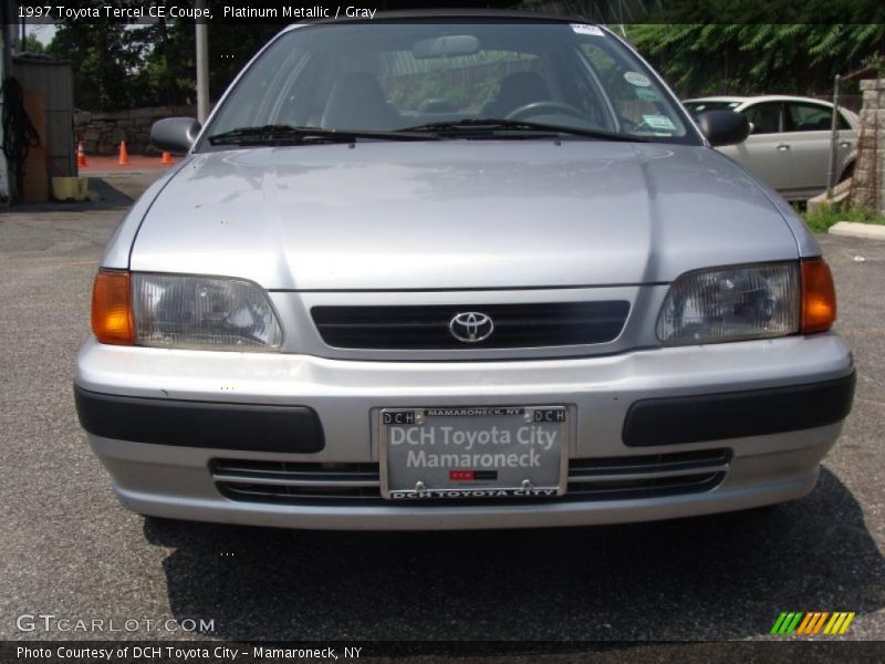 Platinum Metallic / Gray 1997 Toyota Tercel CE Coupe