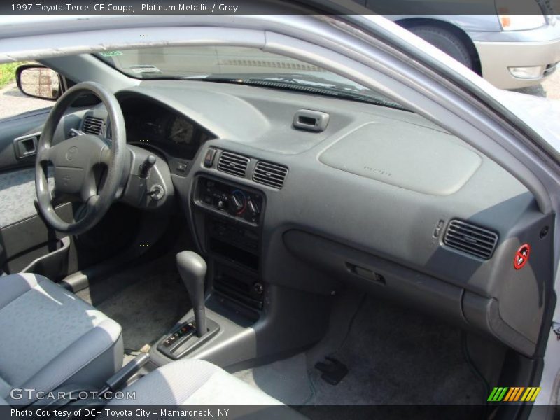 Platinum Metallic / Gray 1997 Toyota Tercel CE Coupe