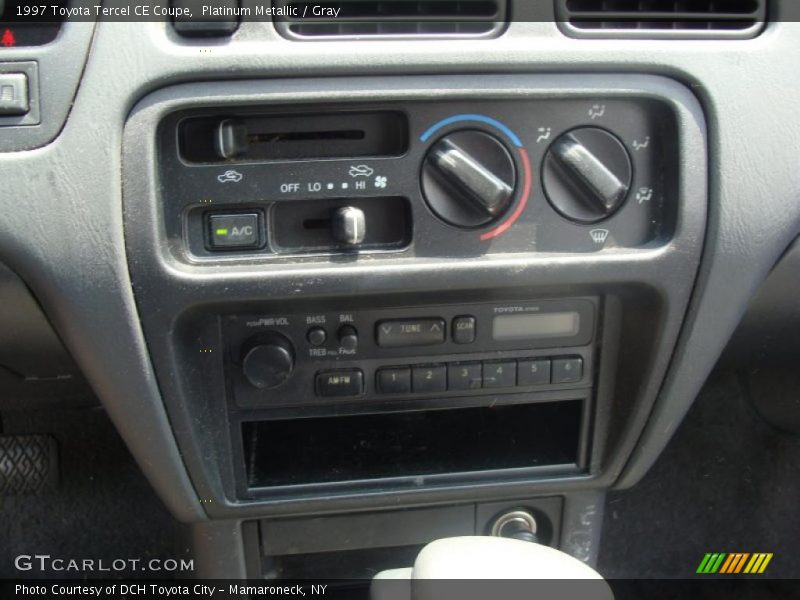 Platinum Metallic / Gray 1997 Toyota Tercel CE Coupe