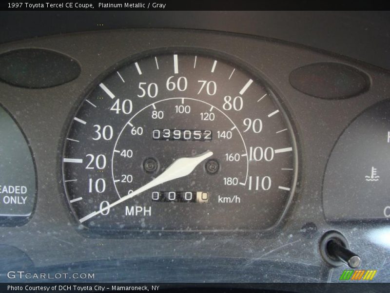 Platinum Metallic / Gray 1997 Toyota Tercel CE Coupe