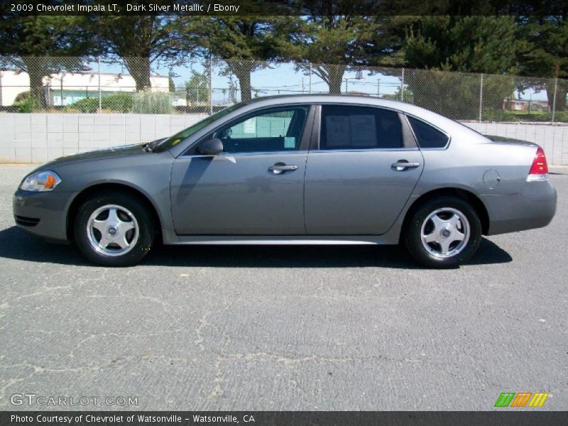 Dark Silver Metallic / Ebony 2009 Chevrolet Impala LT