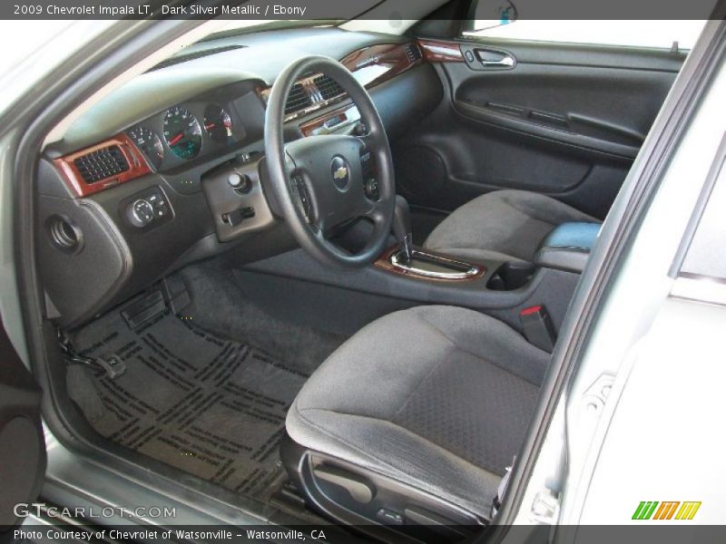 Dark Silver Metallic / Ebony 2009 Chevrolet Impala LT