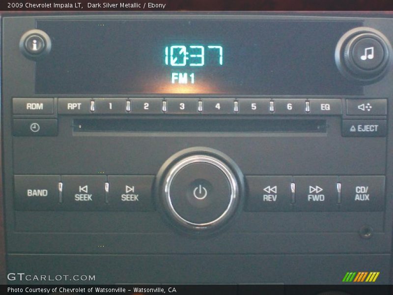 Dark Silver Metallic / Ebony 2009 Chevrolet Impala LT