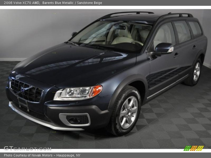 Barents Blue Metallic / Sandstone Beige 2008 Volvo XC70 AWD