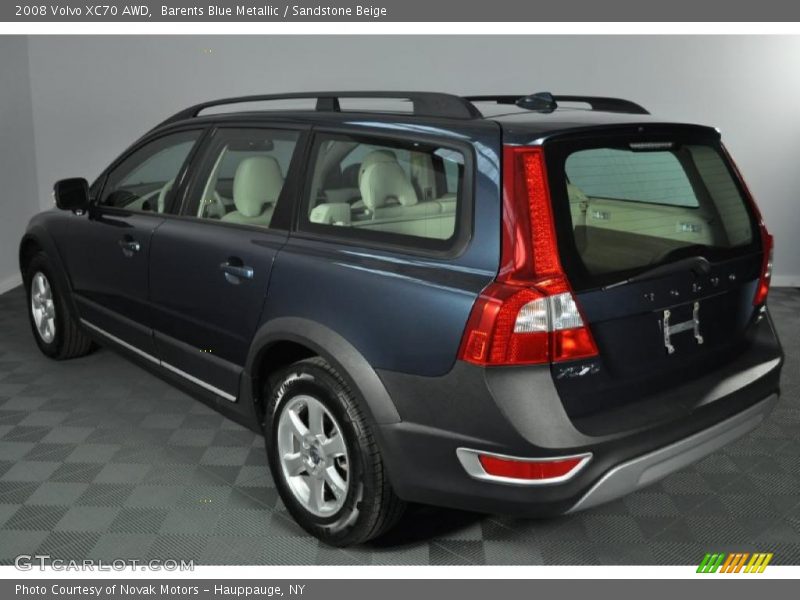 Barents Blue Metallic / Sandstone Beige 2008 Volvo XC70 AWD