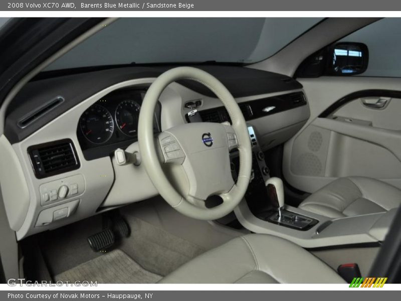 Barents Blue Metallic / Sandstone Beige 2008 Volvo XC70 AWD