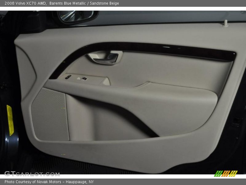 Barents Blue Metallic / Sandstone Beige 2008 Volvo XC70 AWD