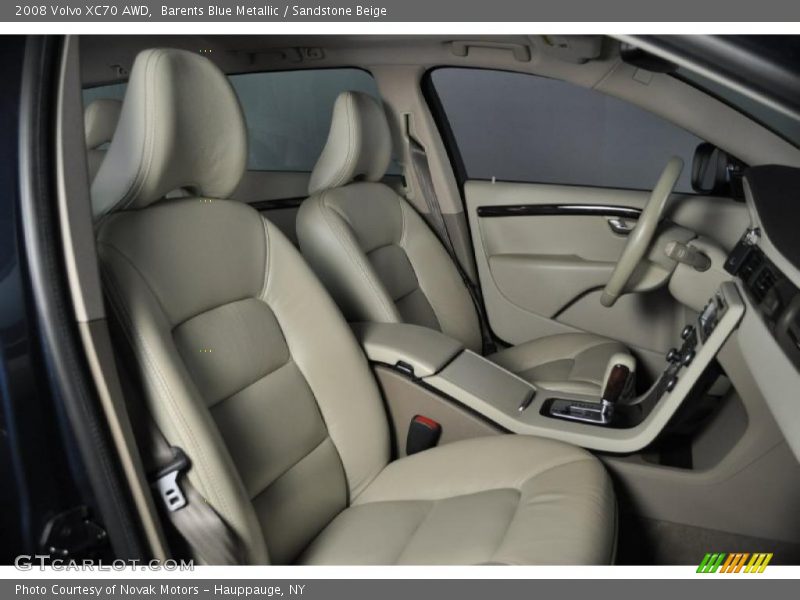 Barents Blue Metallic / Sandstone Beige 2008 Volvo XC70 AWD
