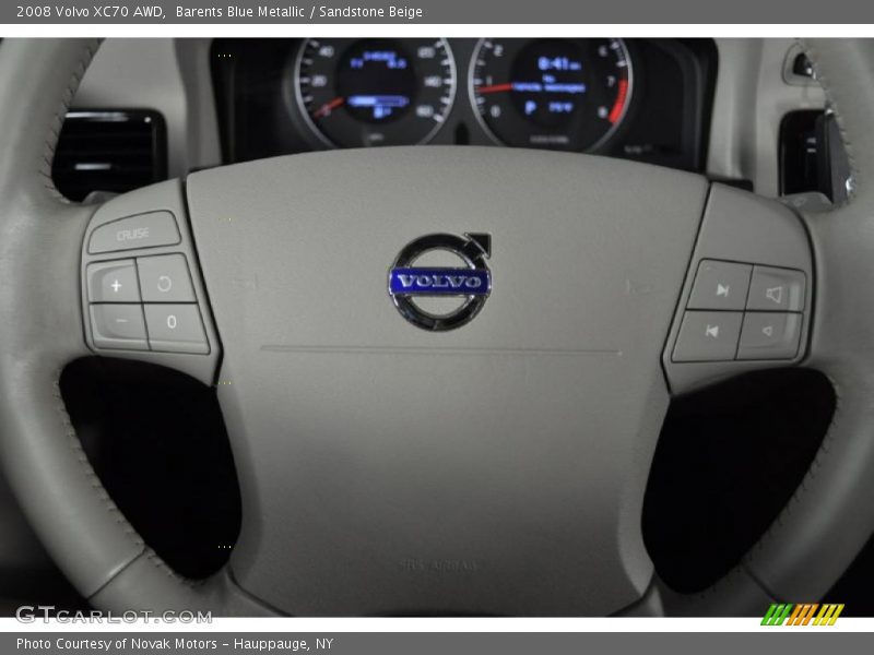 Barents Blue Metallic / Sandstone Beige 2008 Volvo XC70 AWD