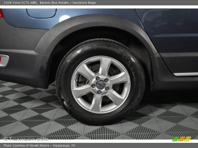 Barents Blue Metallic / Sandstone Beige 2008 Volvo XC70 AWD