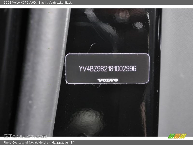 Black / Anthracite Black 2008 Volvo XC70 AWD