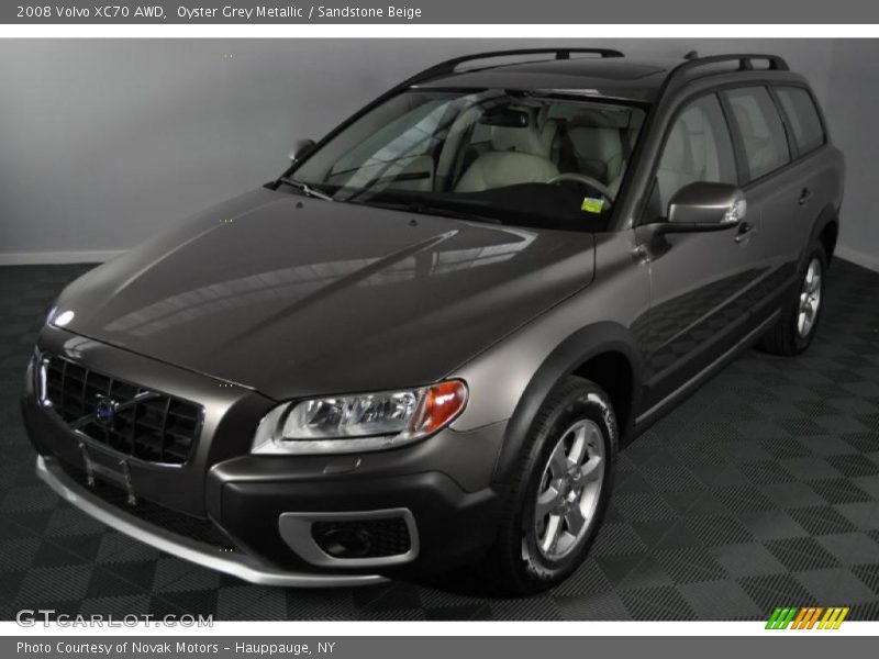 Oyster Grey Metallic / Sandstone Beige 2008 Volvo XC70 AWD