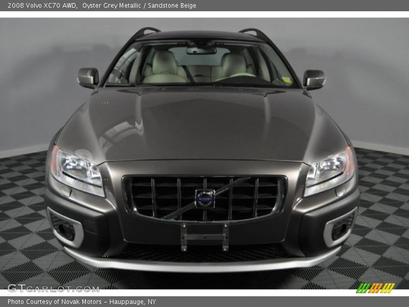 Oyster Grey Metallic / Sandstone Beige 2008 Volvo XC70 AWD