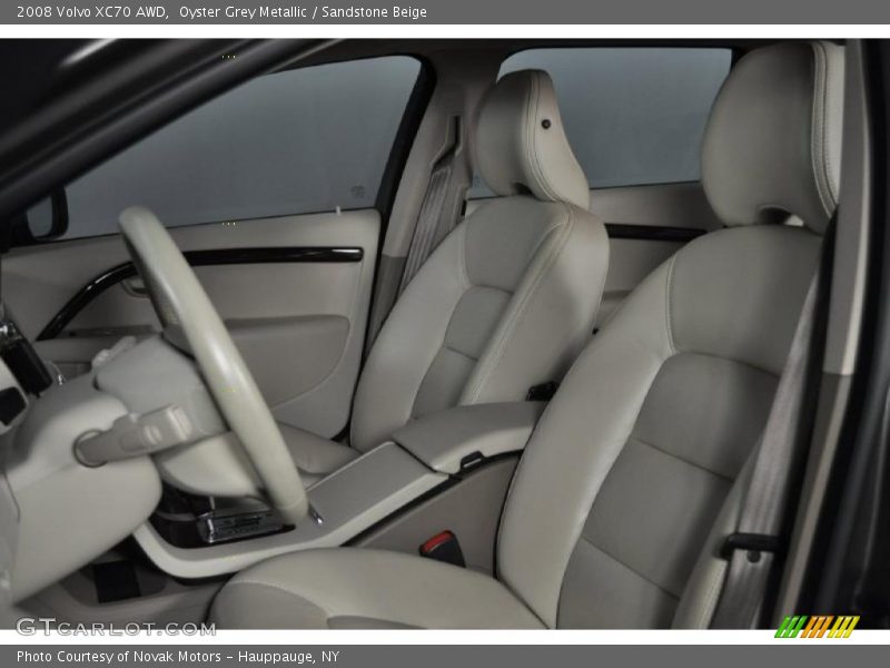 Oyster Grey Metallic / Sandstone Beige 2008 Volvo XC70 AWD