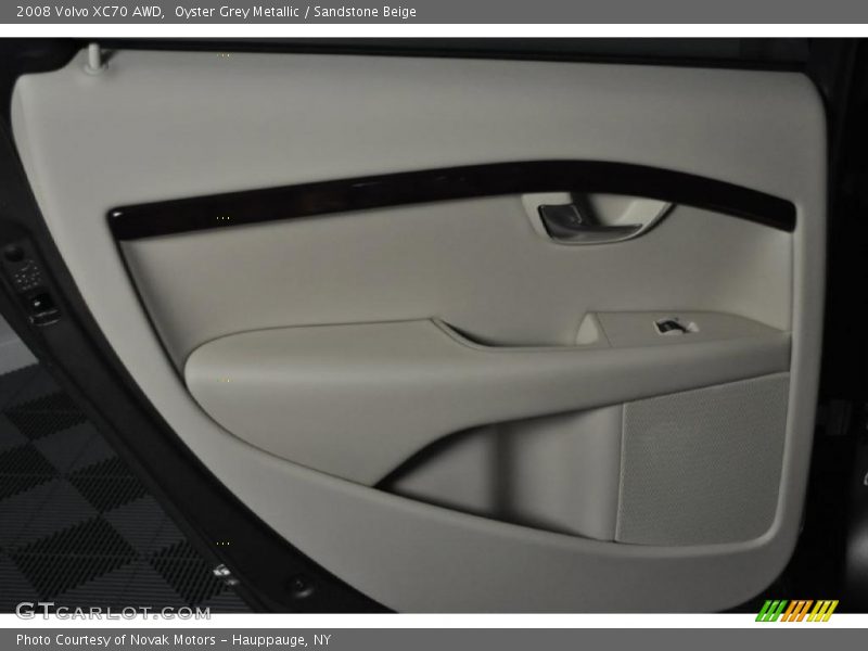 Oyster Grey Metallic / Sandstone Beige 2008 Volvo XC70 AWD