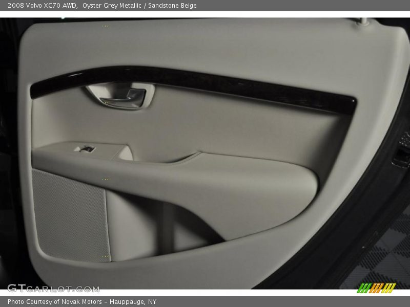 Oyster Grey Metallic / Sandstone Beige 2008 Volvo XC70 AWD