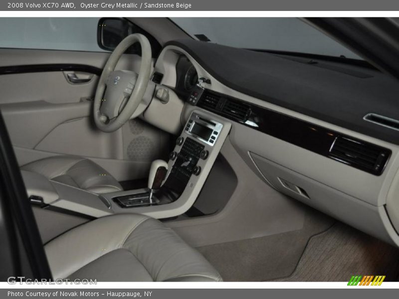 Oyster Grey Metallic / Sandstone Beige 2008 Volvo XC70 AWD