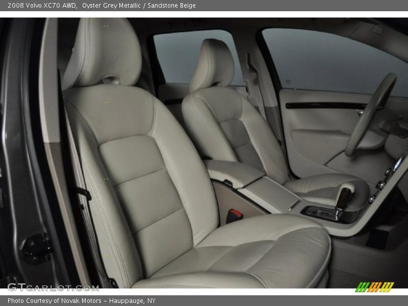 Oyster Grey Metallic / Sandstone Beige 2008 Volvo XC70 AWD