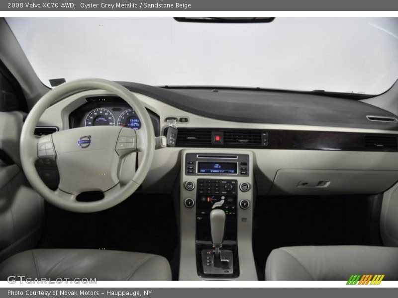Oyster Grey Metallic / Sandstone Beige 2008 Volvo XC70 AWD