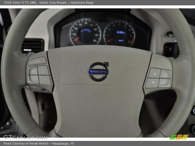 Oyster Grey Metallic / Sandstone Beige 2008 Volvo XC70 AWD
