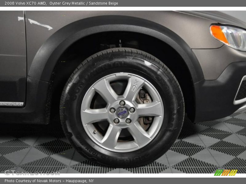 Oyster Grey Metallic / Sandstone Beige 2008 Volvo XC70 AWD