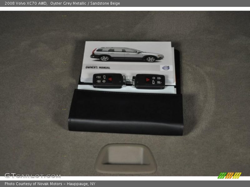 Oyster Grey Metallic / Sandstone Beige 2008 Volvo XC70 AWD
