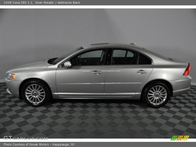 Silver Metallic / Anthracite Black 2008 Volvo S80 3.2
