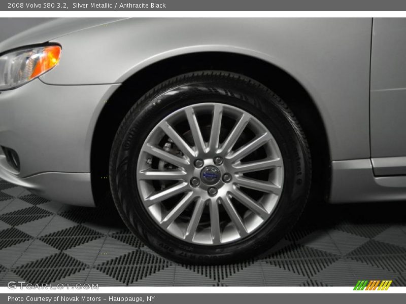 Silver Metallic / Anthracite Black 2008 Volvo S80 3.2