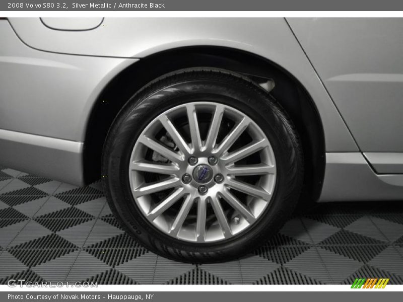 Silver Metallic / Anthracite Black 2008 Volvo S80 3.2