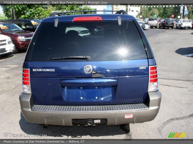 Dark Blue Pearl Metallic / Midnight Grey 2004 Mercury Mountaineer AWD