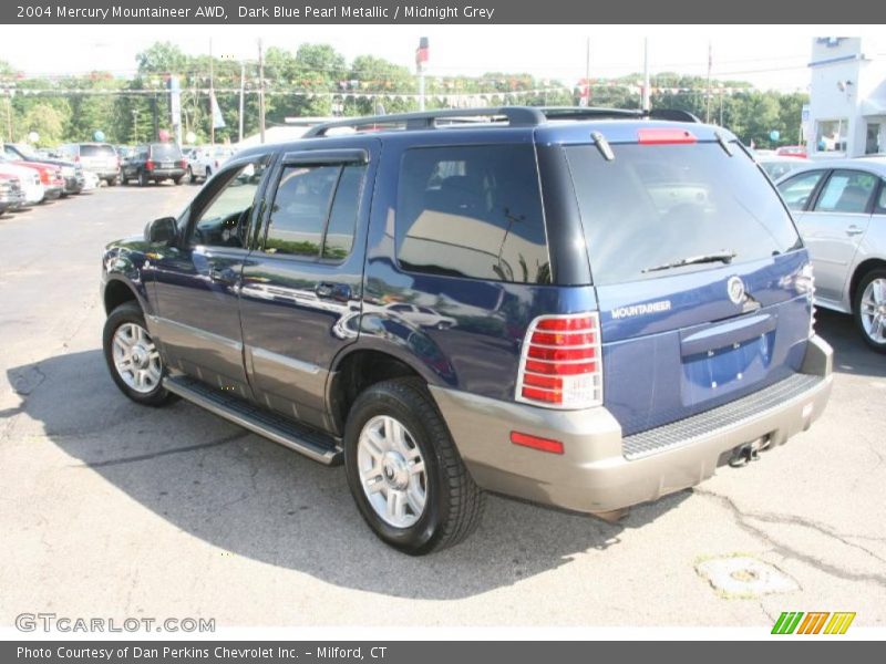 Dark Blue Pearl Metallic / Midnight Grey 2004 Mercury Mountaineer AWD