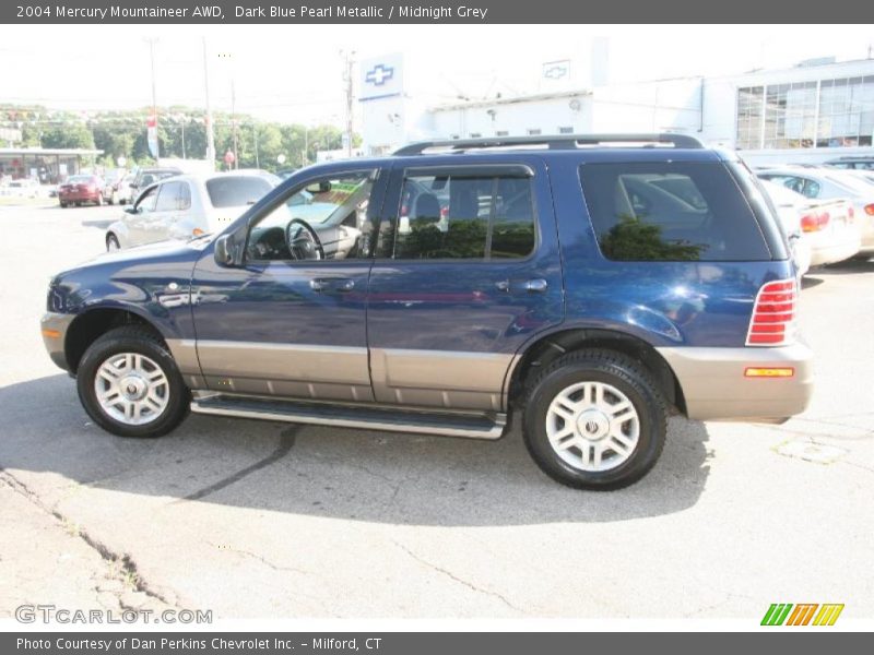 Dark Blue Pearl Metallic / Midnight Grey 2004 Mercury Mountaineer AWD