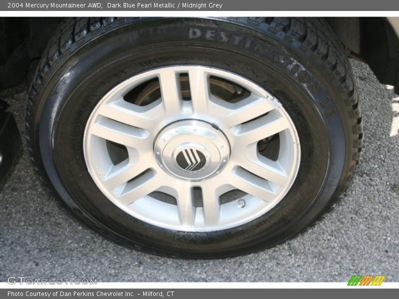 Dark Blue Pearl Metallic / Midnight Grey 2004 Mercury Mountaineer AWD