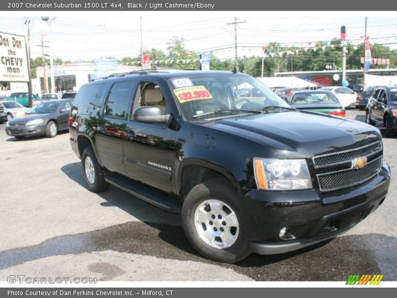 Black / Light Cashmere/Ebony 2007 Chevrolet Suburban 1500 LT 4x4