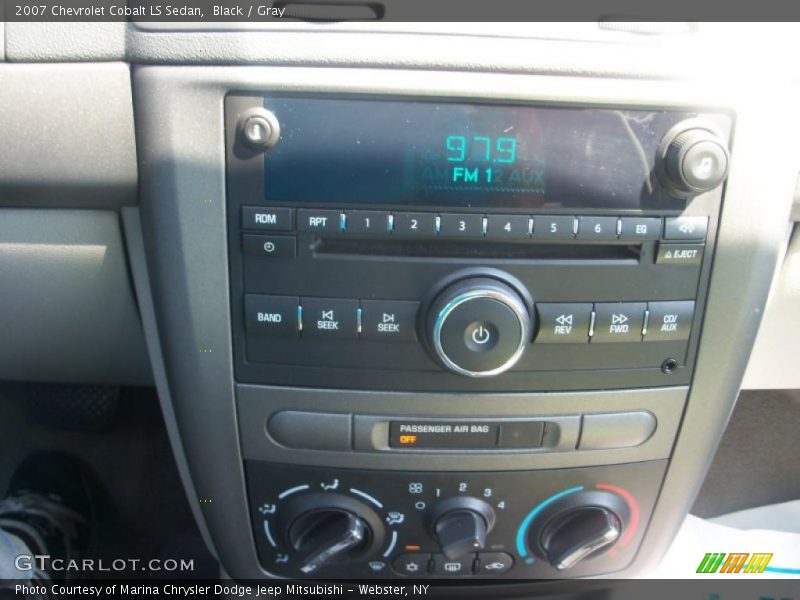 Black / Gray 2007 Chevrolet Cobalt LS Sedan