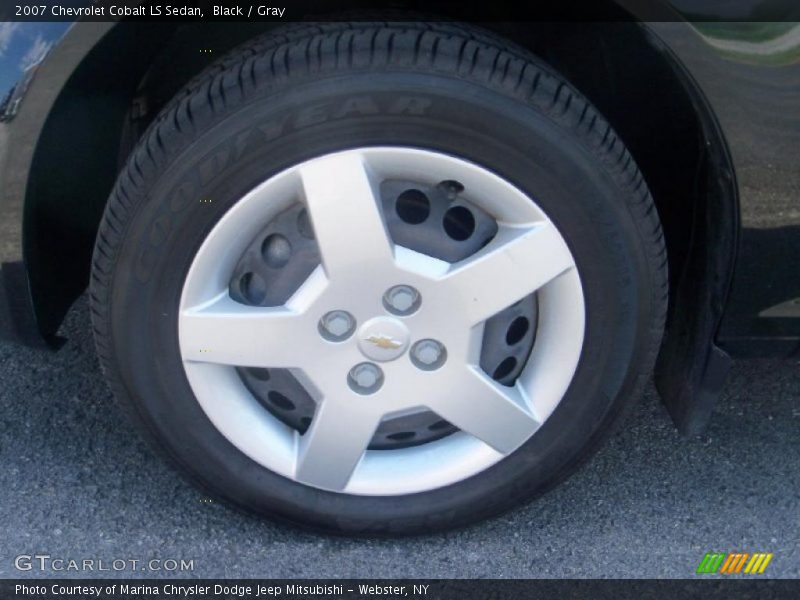 Black / Gray 2007 Chevrolet Cobalt LS Sedan