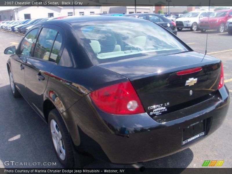 Black / Gray 2007 Chevrolet Cobalt LS Sedan