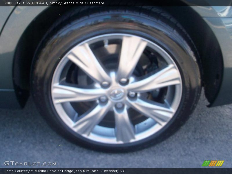 Smoky Granite Mica / Cashmere 2008 Lexus GS 350 AWD