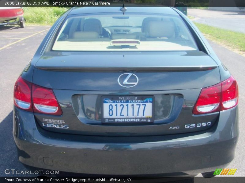 Smoky Granite Mica / Cashmere 2008 Lexus GS 350 AWD