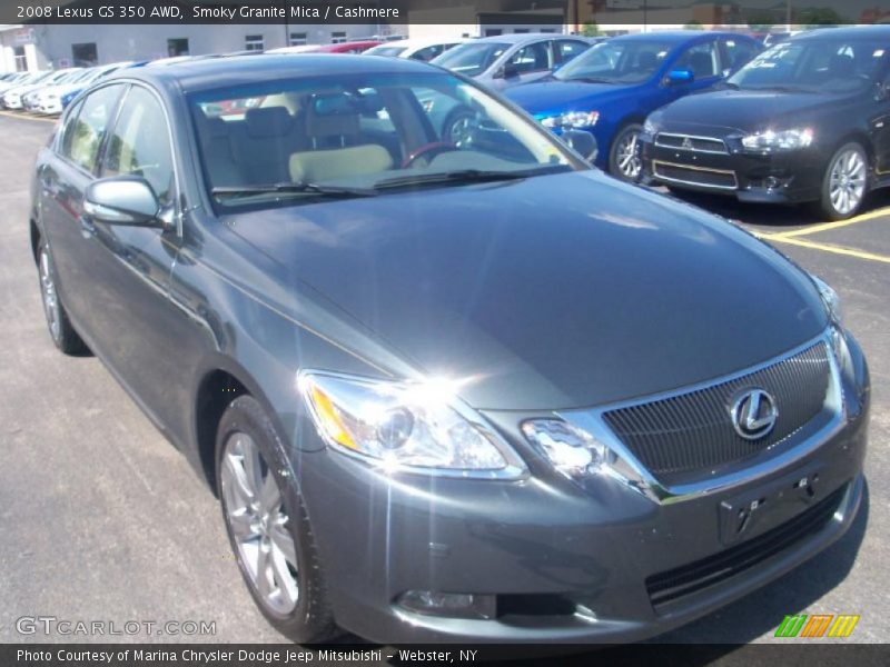 Smoky Granite Mica / Cashmere 2008 Lexus GS 350 AWD
